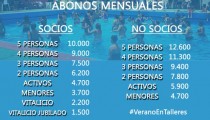 Pileta 2019 20 ABONOS MENSUALES 